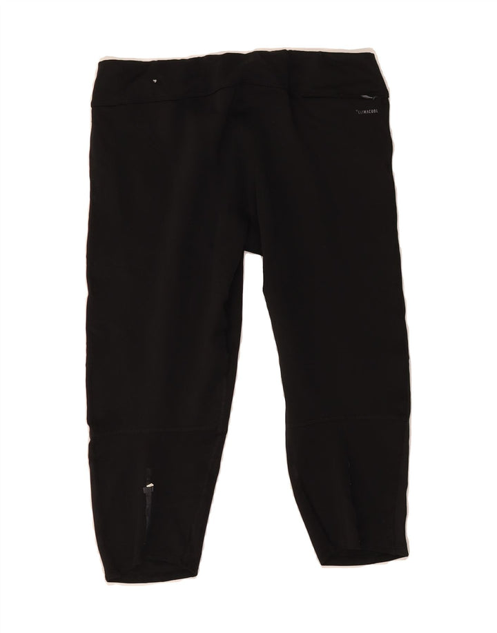 ADIDAS Womens Climacool Capri Tracksuit Trousers UK 12/14 Medium  Black Vintage Adidas and Second-Hand Adidas from Messina Hembry 