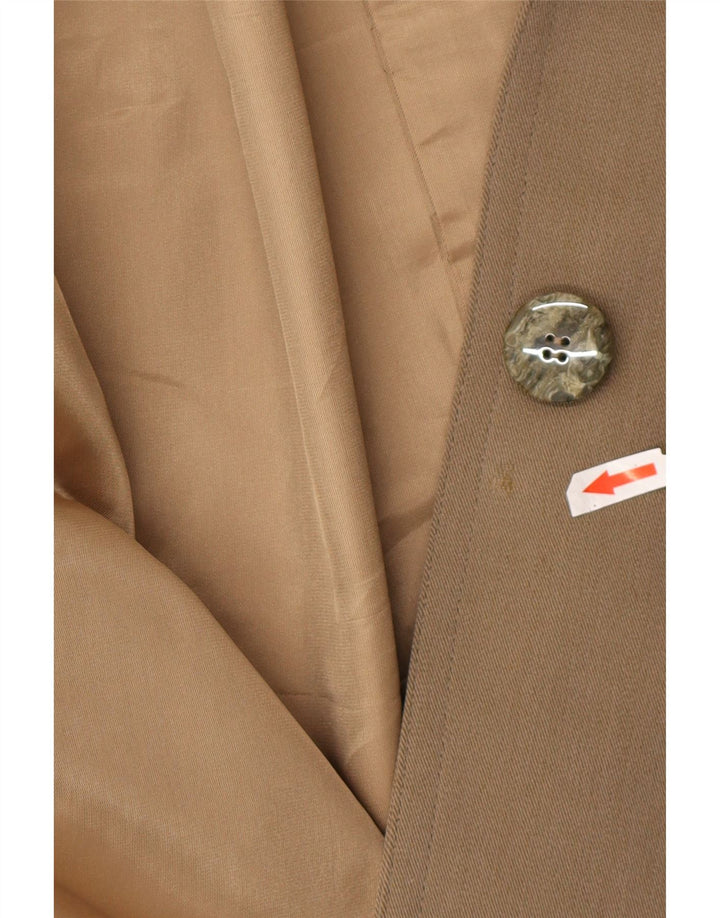 Vintage ženski preveliki kaput UK 18 XL smeđi