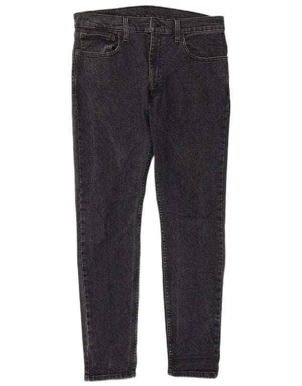 Levi's muške 519 Hi-Ball uske traperice W34 L30 sivi pamuk