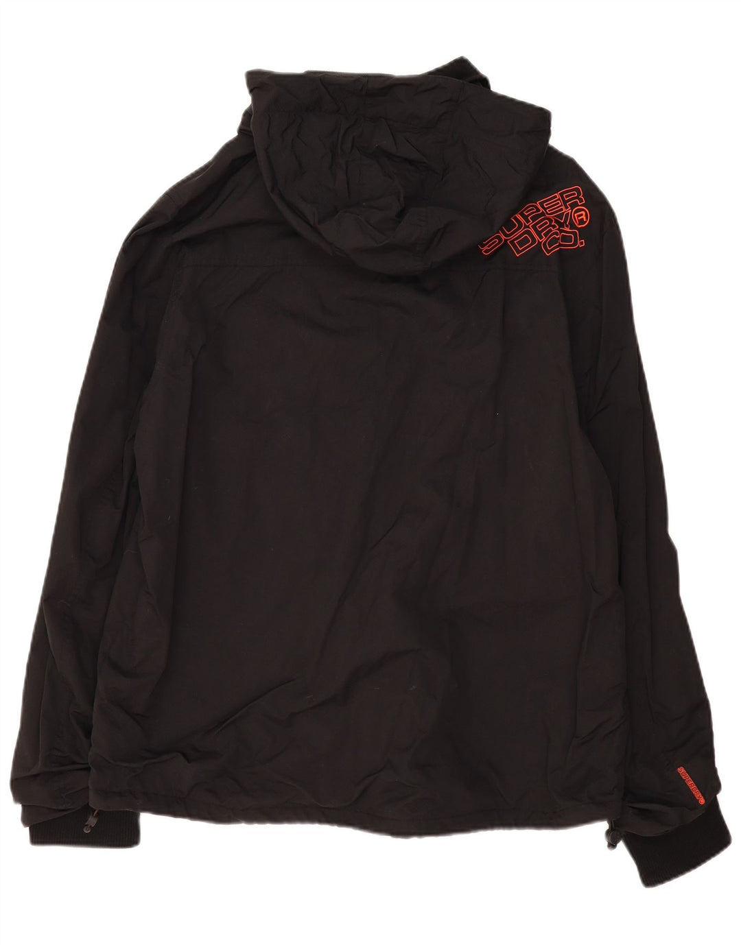 SUPERDRY muška jakna vjetrovka s kapuljačom UK 46 3XL crna
