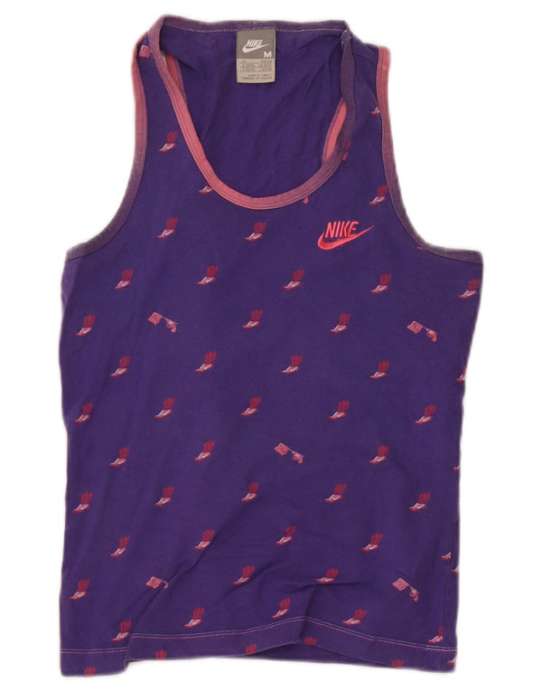 Nike Ženski grafički prsluk UK 10/12 Srednje ljubičasta