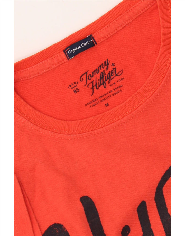 Tommy Hilfiger Muška majica kratkih rukava s grafičkim motivima srednje narančasta
