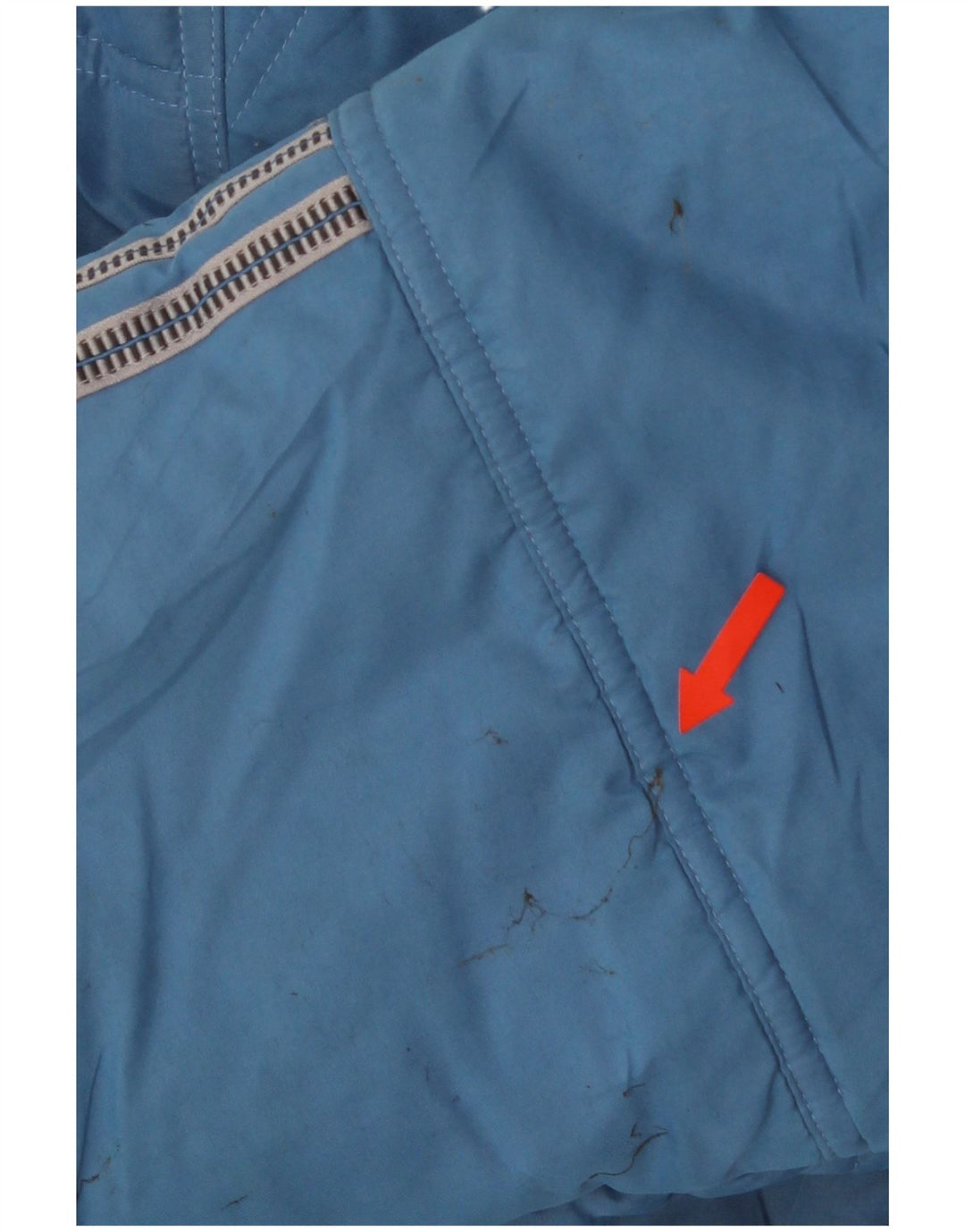 Adidas muška podstavljena jakna UK 42 XL plavi poliester