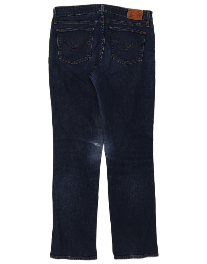 Levi's ženske 714 ravne traperice W30 L29 tamnoplave
