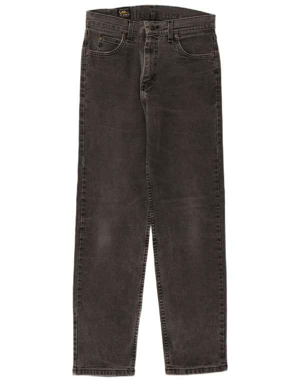 LEE Mens Brooklyn Straight Jeans W31 L32 Sivi pamuk