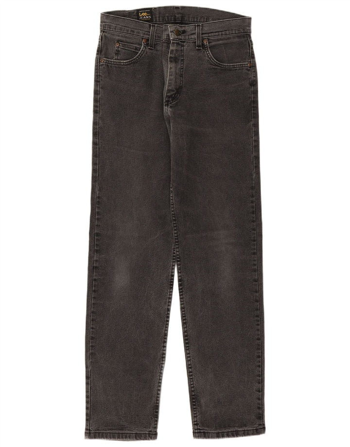 LEE Mens Brooklyn Straight Jeans W31 L32 Sivi pamuk