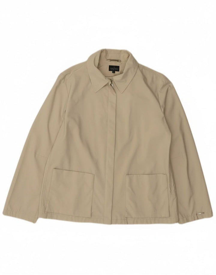 Trussardi Jeans ženska bomber jakna IT 46 Large Beige Cotton