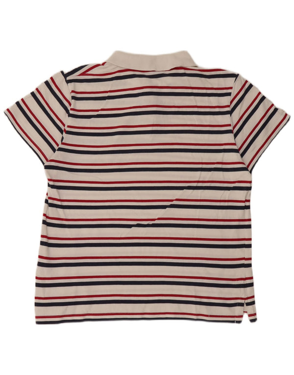 WRANGLER Muška polo majica 2XL bijeli pamuk na pruge