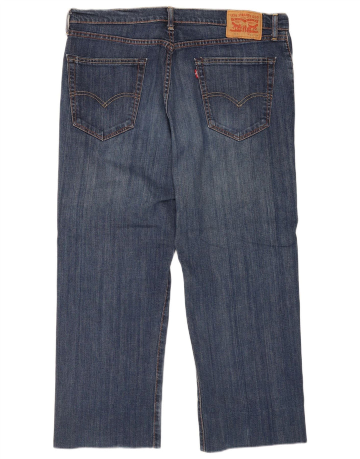 Levi's muške 751 skraćene ravne traperice W40 L25 plave
