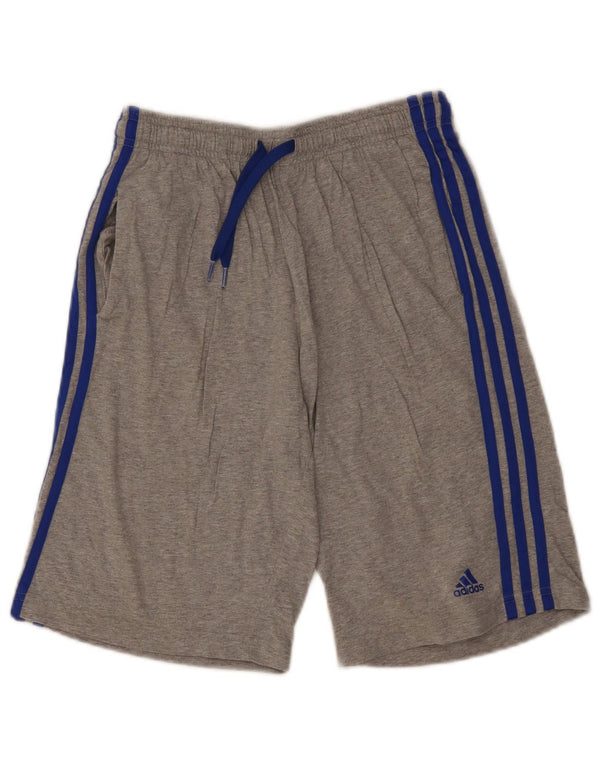 Adidas kratke sportske hlače za dječake 15-16 godina, sivi pamuk