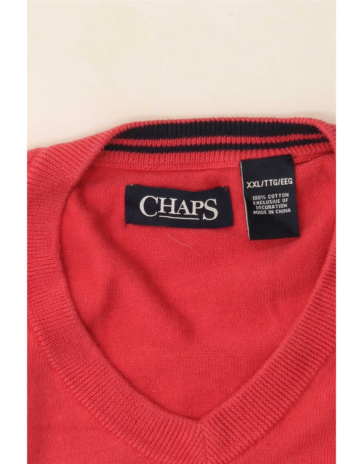 Chaps Muška majica bez rukava 2XL, ružičasti pamuk