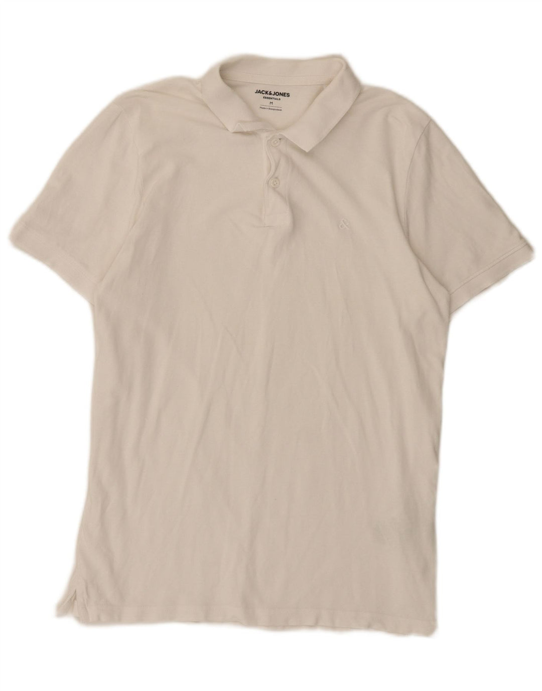 Jack & Jones muška polo majica standardnog kroja, srednji bijeli pamuk