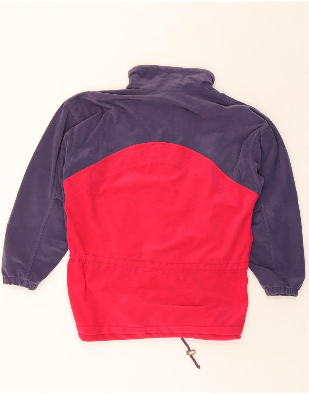 DIADORA Womens Tracksuit Top Jacket UK 14 Large Red Colourblock Vintage Diadora and Second-Hand Diadora from Messina Hembry 