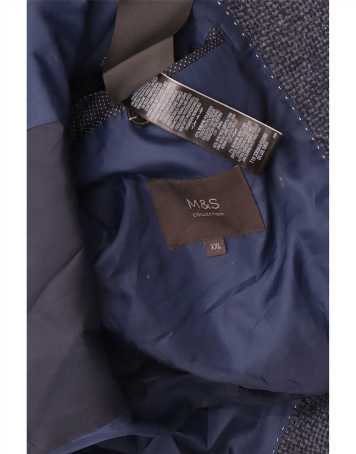 Marks & Spencer muški gornji kaput UK 44 2XL tamnoplavi poliester