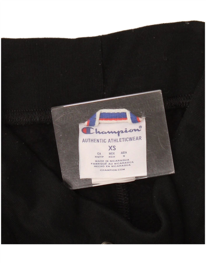 Champion ženske hlače za trenirku s grafičkim motivima Joggers UK 6 XS crni poliester