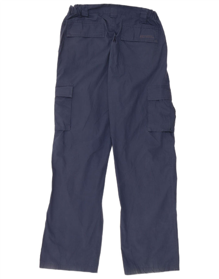 Mountain Warehouse muške ravne kargo hlače W32 L31 tamnoplavi poliester
