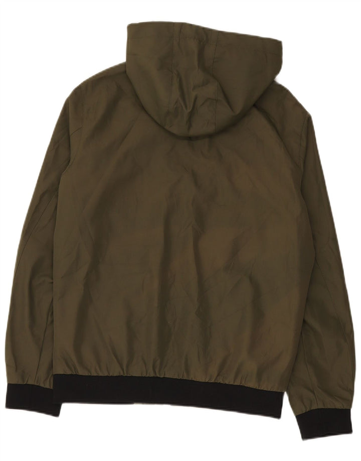 Jack & Jones muška vjetrovka s kapuljačom UK 36 mala kaki poliester