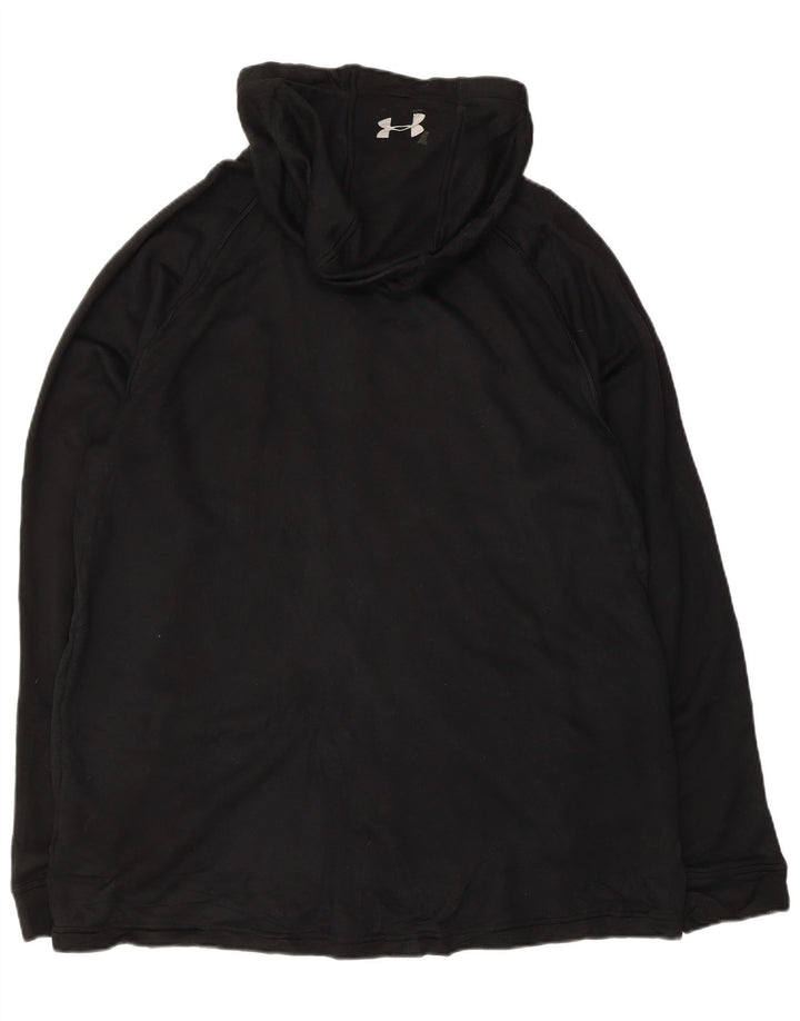 Under Armour muški pulover s kapuljačom s patentnim zatvaračem XL crni poliester