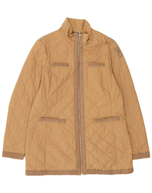 Geox ženska prevelika prošivena jakna UK 10 Small Beige Poliester