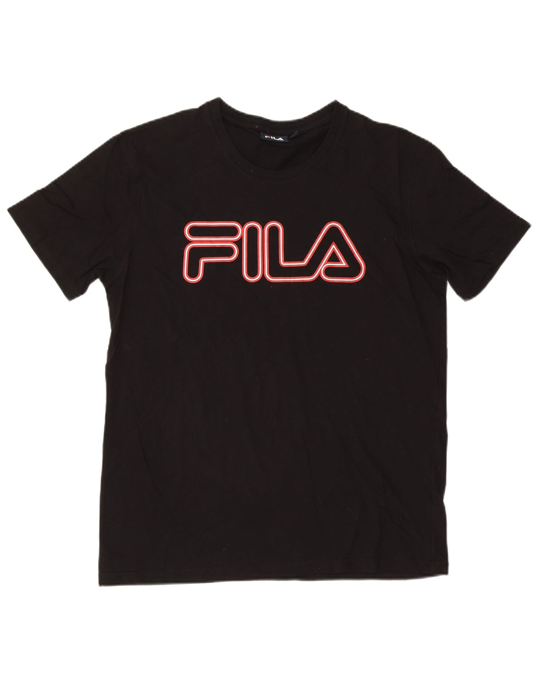 Fila muška majica kratkih rukava s grafičkim motivima XL crna
