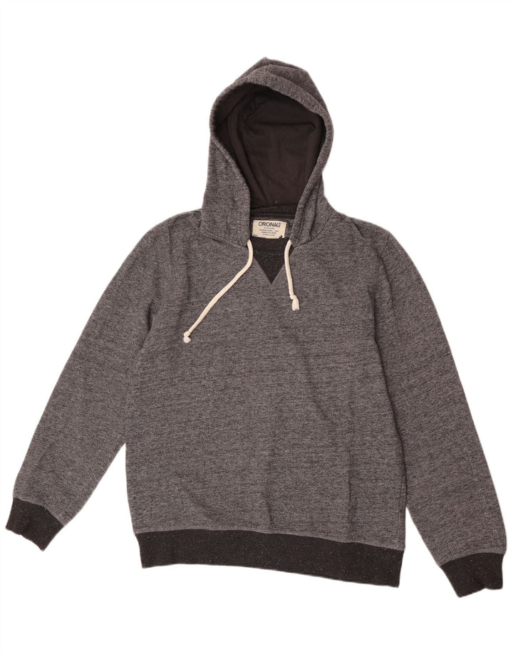 Jack & Jones muška majica s kapuljačom velike sive mrlje