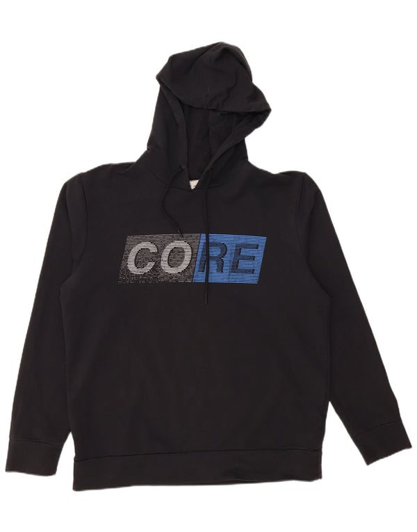 JACK & JONES muška majica s kapuljačom s grafičkim motivima XL, crni pamuk