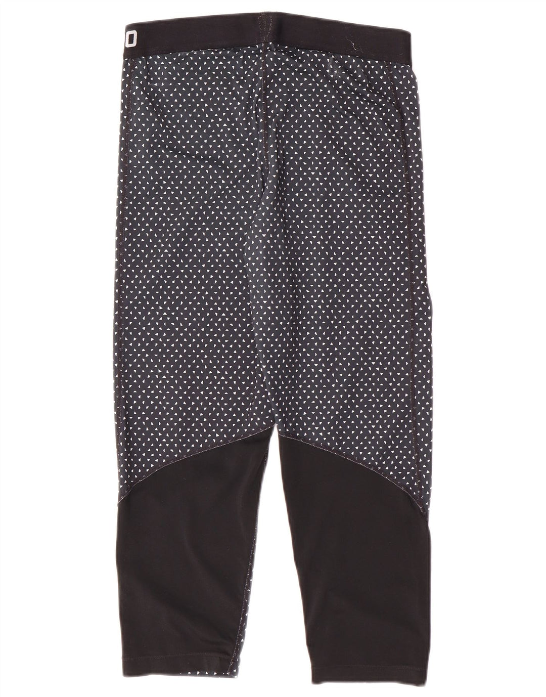 Nike Ženske Dri Fit Graphic Leggings UK 14 Large Navy Blue Spotted Sports