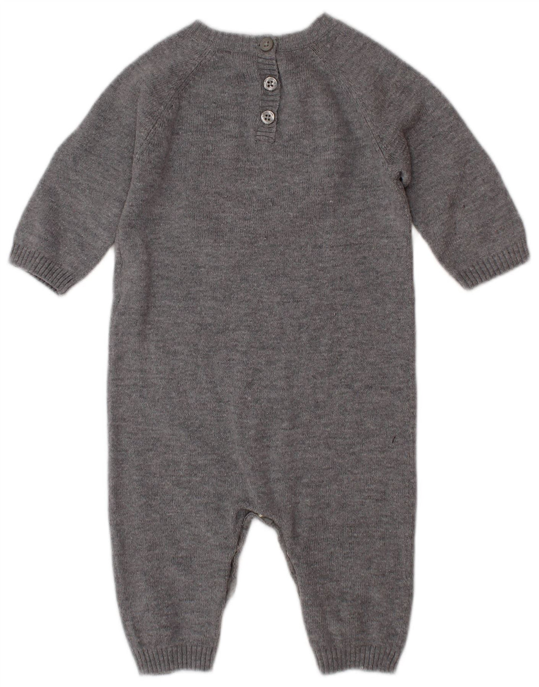 BENETTON Baby Boys Graphic Kombinezon 3-6 mjeseci sivi