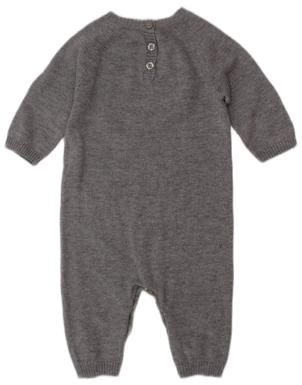 BENETTON Baby Boys Graphic Kombinezon 3-6 mjeseci sivi