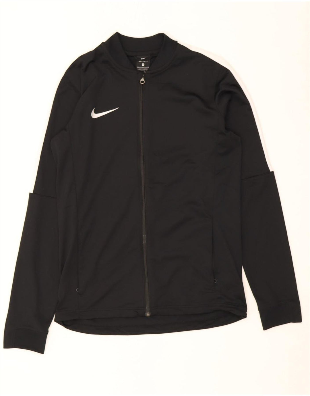 Nike Dri Fit gornja jakna za trenirku srednje crne boje od poliestera