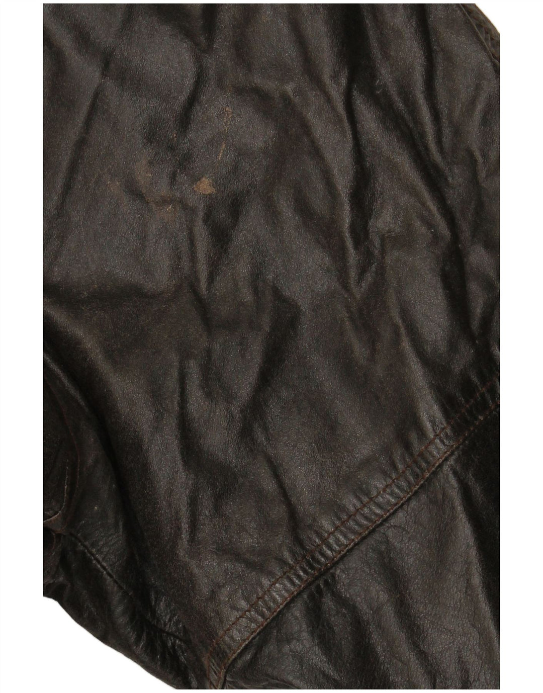 VINTAGE ženski kožni kaput s dvostrukim kopčanjem EU 38, srednje smeđa koža