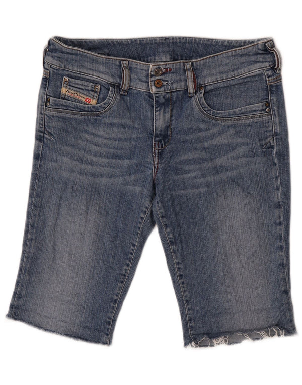 Diesel Womens Denim Shorts W32 Large Blue Cotton