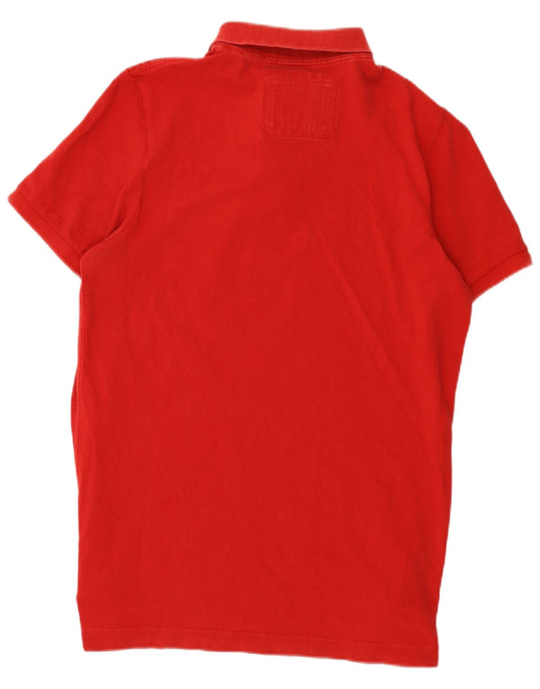 Superdry muška grafička polo majica XL, crveni pamuk