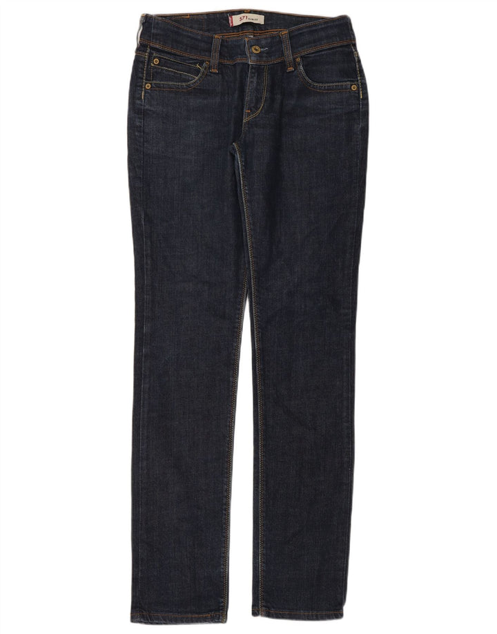 Levi's ženske 571 uske traperice W30 L34 plavi pamuk