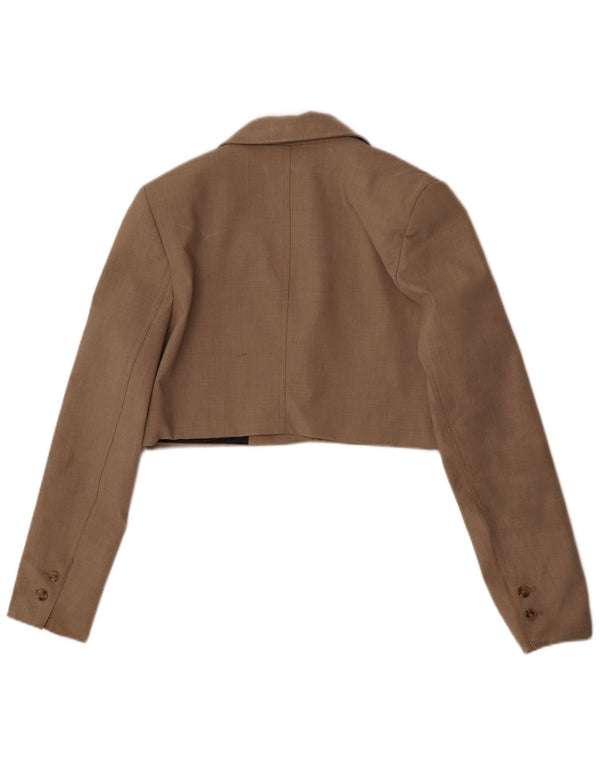 Zara ženska bolero jakna UK 10 Small Brown
