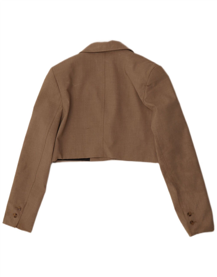 Zara ženska bolero jakna UK 10 Small Brown