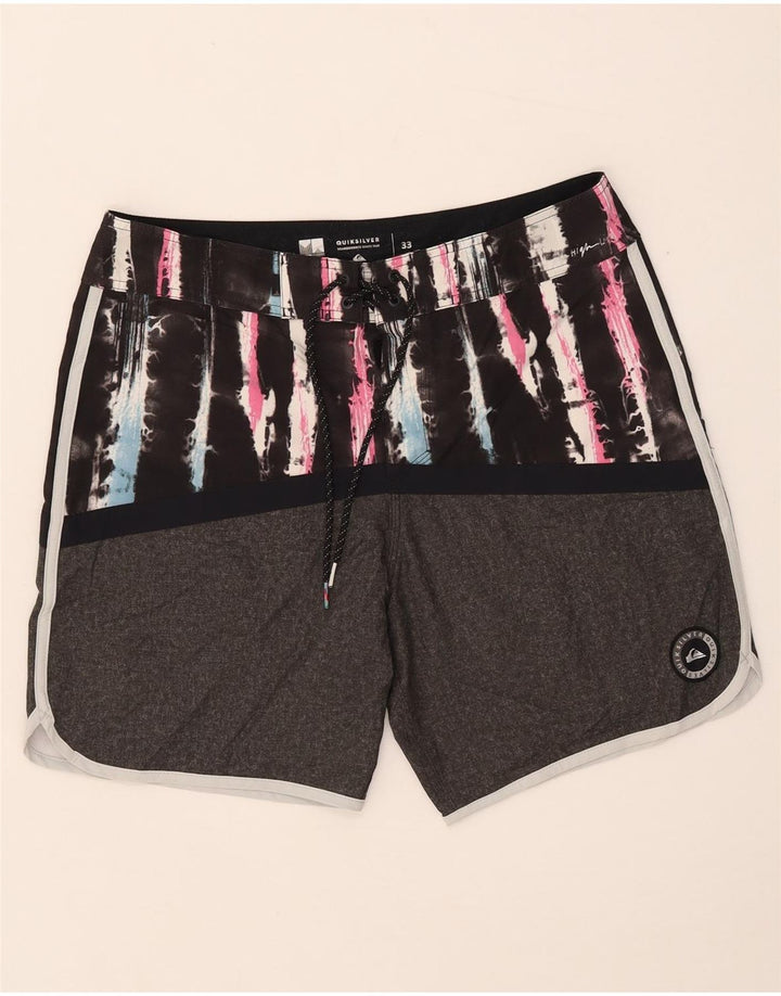 Quiksilver muške kratke hlače za plivanje srednje sive Tie Dye poliester