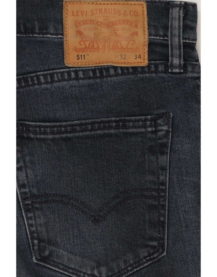 Levi's muške 511 uske traperice W32 L26 tamnoplavi pamuk