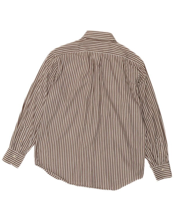 Danolis muška košulja veličina 44 17 1/2 XL pamuk na smeđe pruge