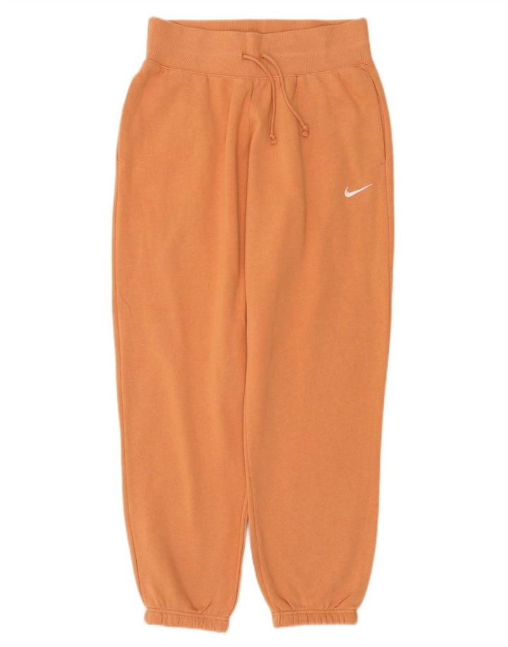 Nike Ženska trenirka Hlače Joggers UK 14 Srednje narančasti pamuk