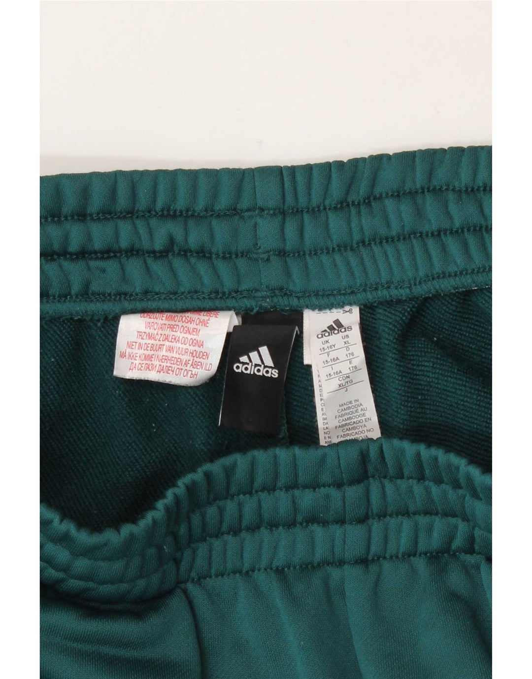 Adidas kratke sportske hlače za dječake 15-16 godina, zeleni poliester