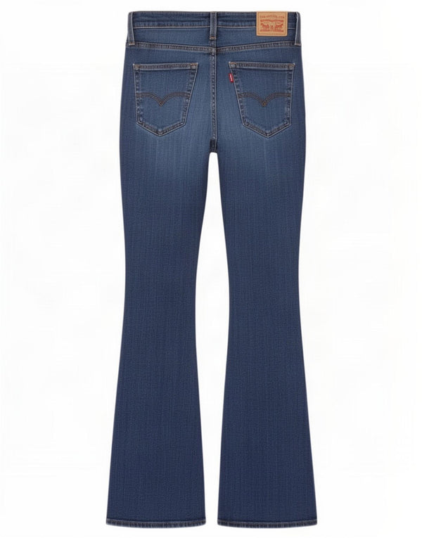 Levi's Womens 726 High Waist Flared Jeans W31 L32 Blue Cotton