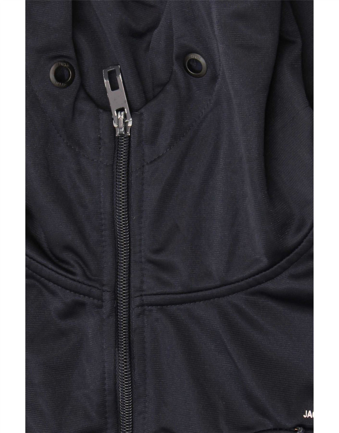 Jack & Jones muški pulover s kapuljačom na patentni zatvarač Veliki tamnoplavi poliester