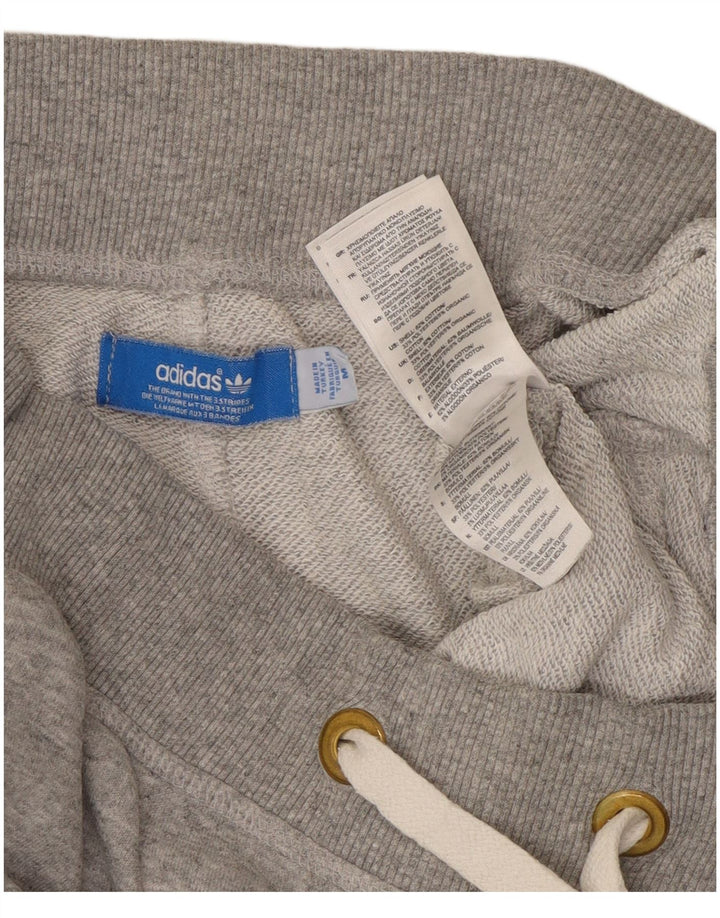 ADIDAS Ženska trenirka Hlače Joggers UK 14 Srednje sivi flekasti pamuk