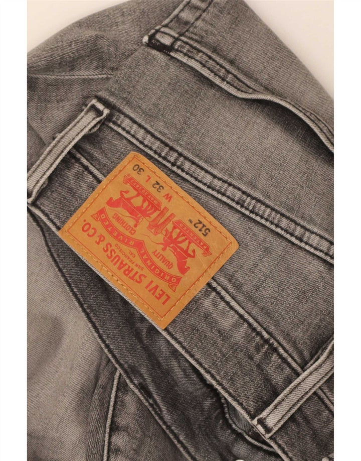 Levi's muške 512 uske traperice sa suženim trapericama W32 L30 sive
