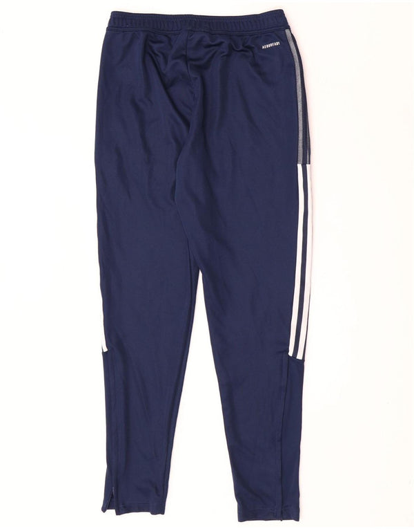 Adidas muške Aeroready hlače za trenirku male tamnoplave poliesterske
