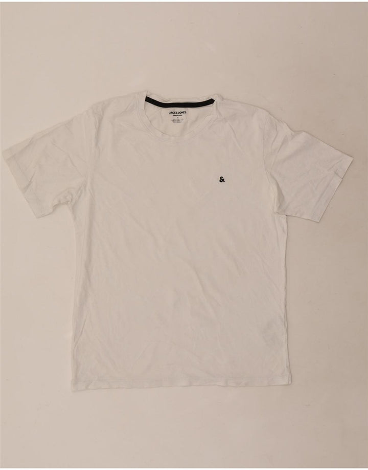 Jack & Jones muška majica kratkih rukava Srednje bijeli pamuk