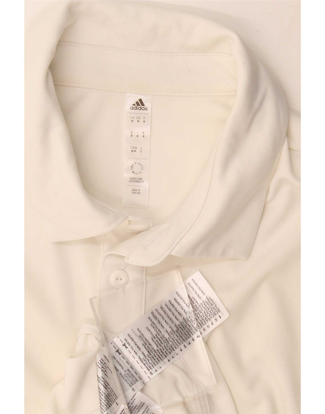 Adidas muška Aeroready polo majica srednje bijele boje od poliestera