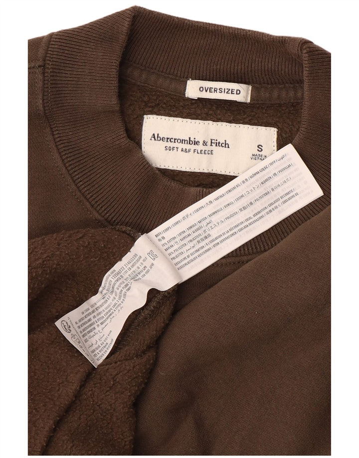 Abercrombie & Fitch muški džemper velike veličine, mali smeđi pamuk