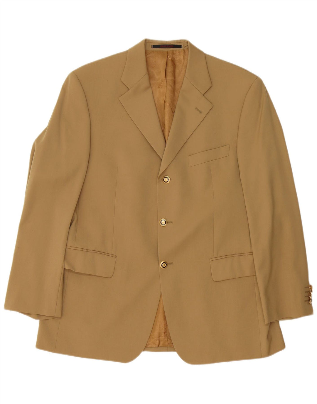 PIERRE CARDIN Muška jakna sa 3 gumba UK 40 Large Beige Virgin Wool